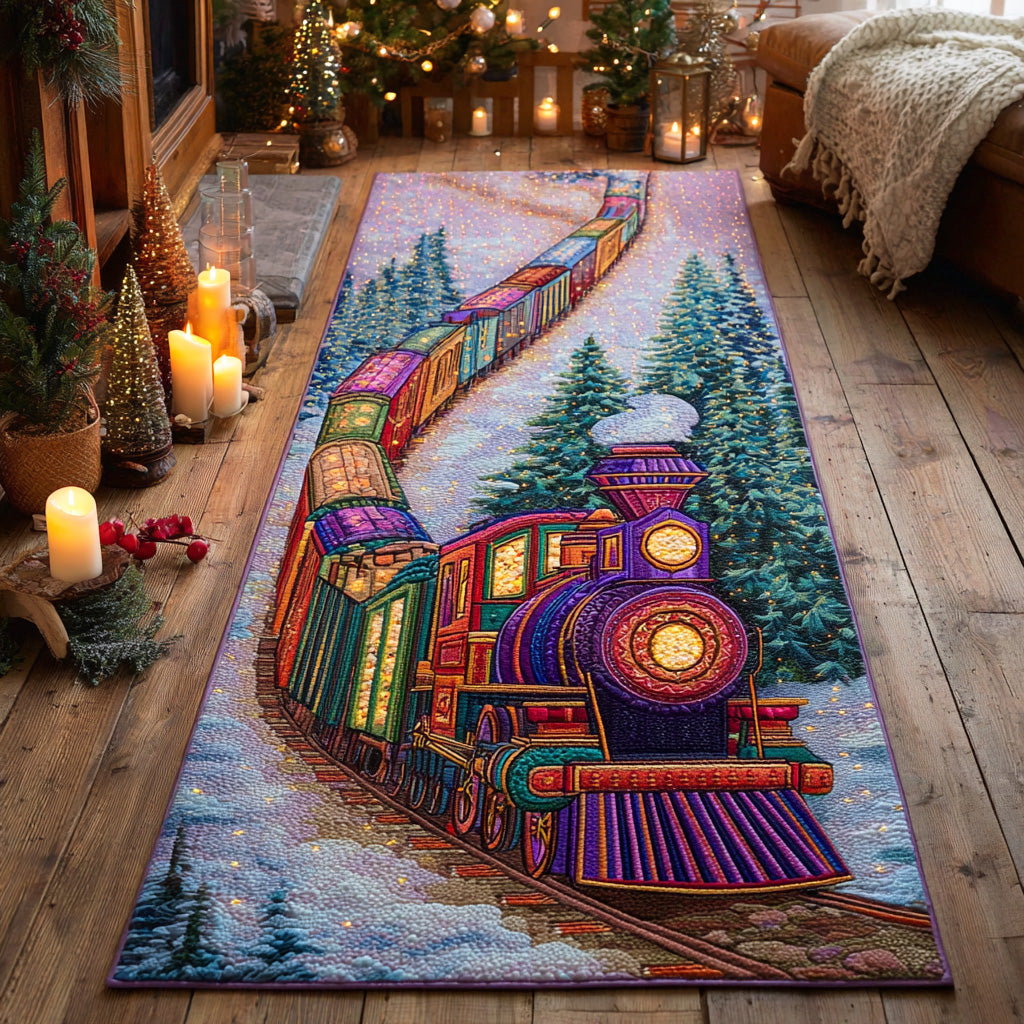 Christmas Rail Voyage Runner Carpet NCU0TD1356