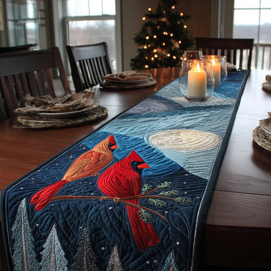 Christmas Serenade Quilted Table Runner NCU0DV1180