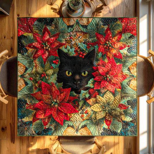 Christmas Shadow Quilted Table Topper NCU0NTD571