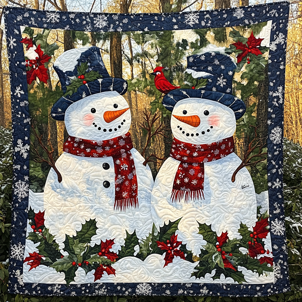 Christmas Spirit Quilted Blanket NCU0TL1638