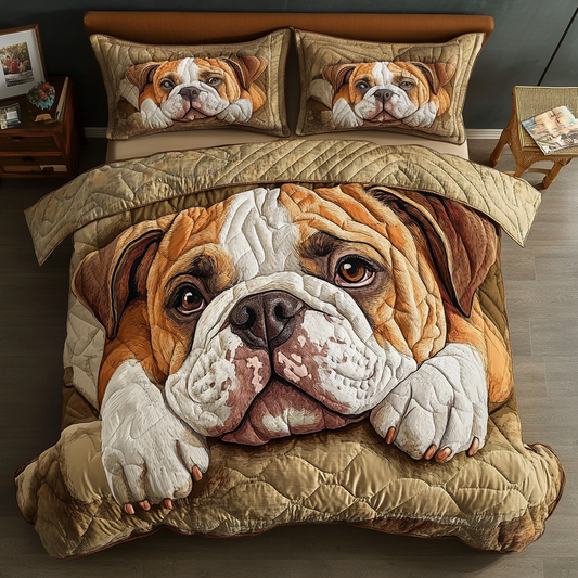 Chunky Hug 3-Piece Quilted Bedding Set NCU0NVH871