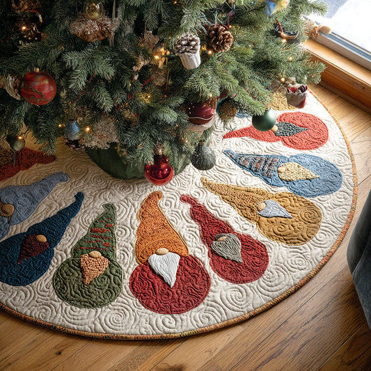 Cinnamon Whisker Christmas Quilted Tree Skirt NCU0PTT1613
