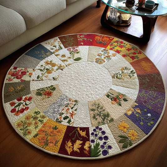 Circle of Grace Quilted Round Mat NCU0PTT645