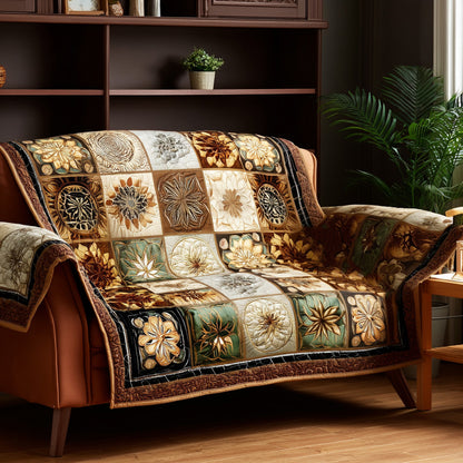Circle of Tranquility Quilted Sofa Cover NCU0PTT603