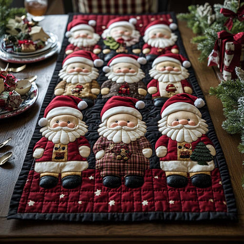 Classic Claus Quilted Table Runner NCU0DV1066