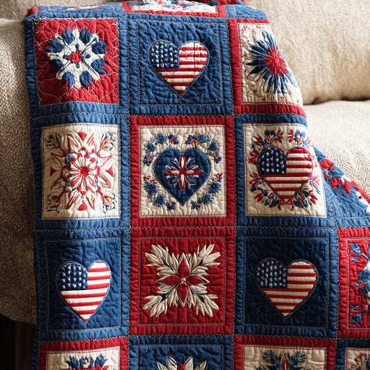 Classic Americana Quilted Blanket NCU0NTD1555