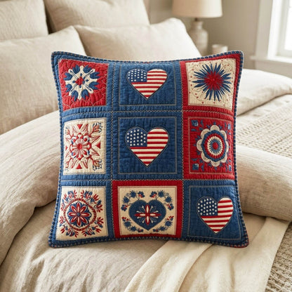 Classic Americana Quilted Pillow Case NCU0NTD1555