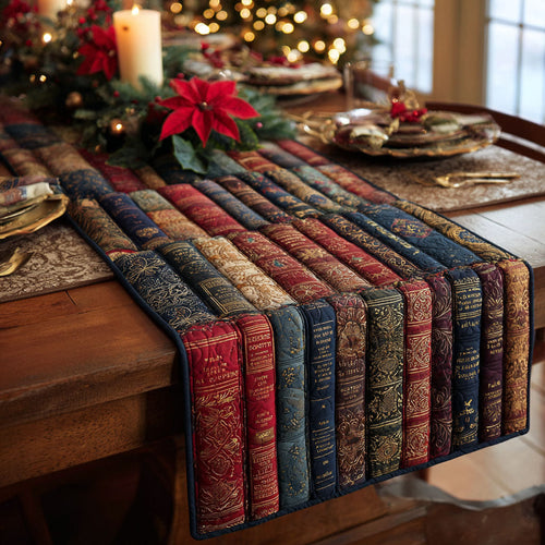 Classic Booklane Quilted Table Runner NCU0NTV801