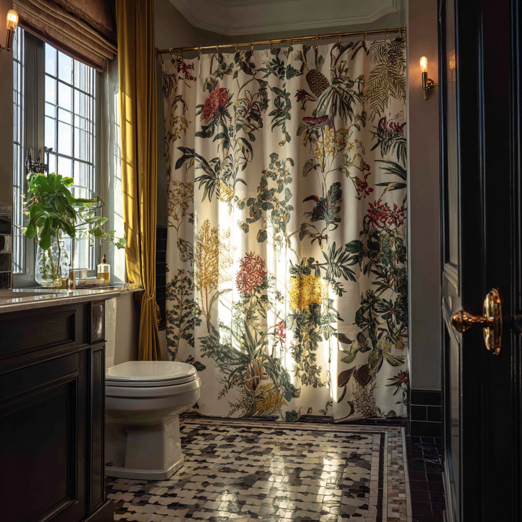 Classic Botanicals Shower Curtain NCU0LDH564