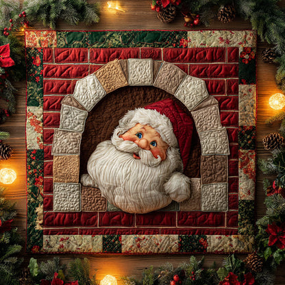 Classic Claus Quilted Table Topper NCU0NTV577