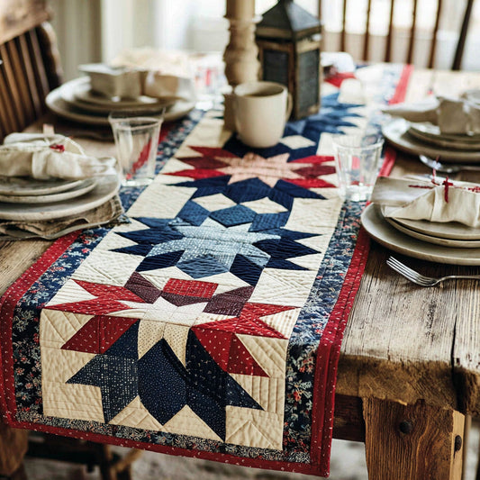 Classic Freedom Quilted Table Runner NCU0LDH478