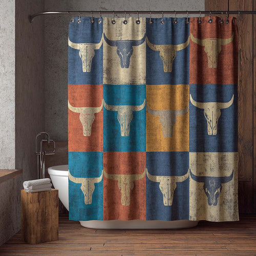 Classic Longhorn Shower Curtain NCU0NXD1434