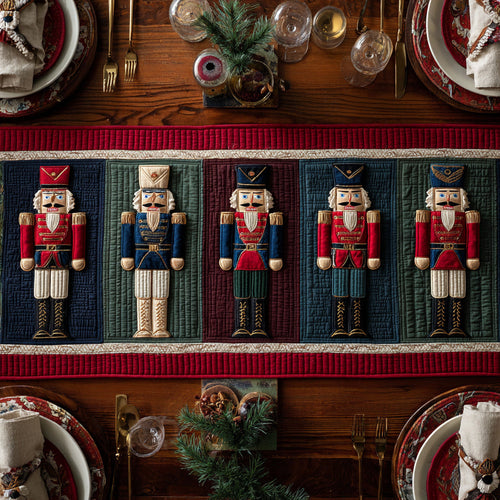 Classic Nutcracker Guard Quilted Table Runner NCU0HNH476
