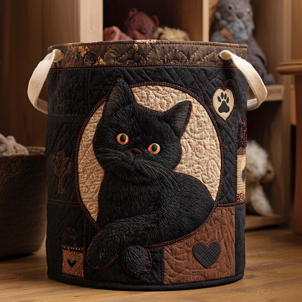 Classic Paws Quilted Laundry Basket NCU0NNT1835