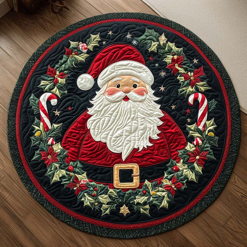 Classic Santa Joy Round Carpet NCU0NT10734