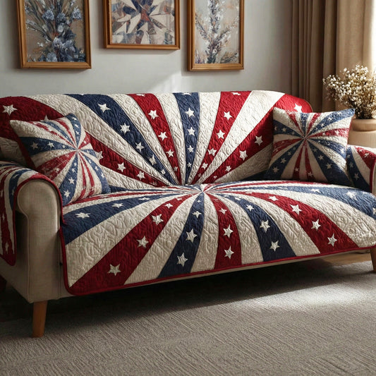 Classic Union Quilted Sofa Cover NCU0LDH499