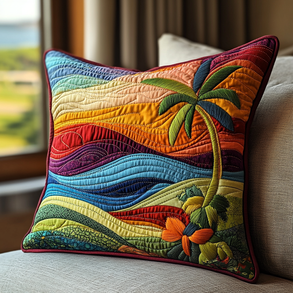 Coastal Breeze Quilted Pillow Case NCU0DV191