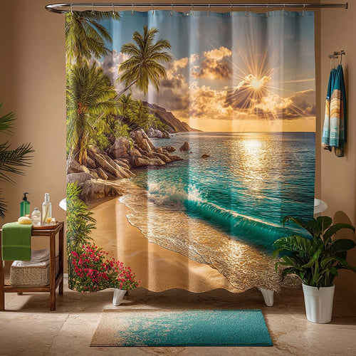 Coastal Breeze Bliss Shower Curtain NCU0DQQ0379