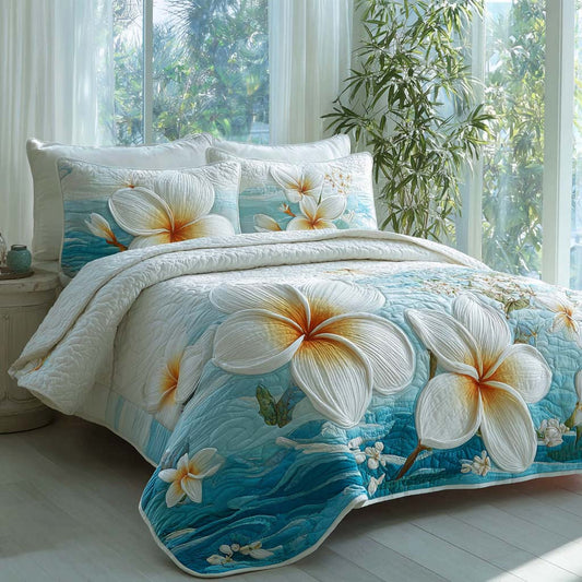 Coastal Calm 3-Piece Quilted Bedding Set NCU0DQQ0841