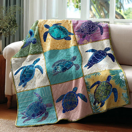 Coastal Calm Quilted Blanket NCU0DV1942