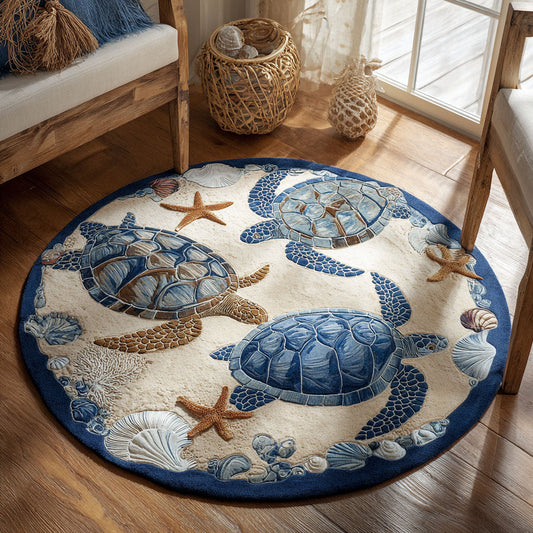 Coastal Companions Round Carpet NCU0TV823