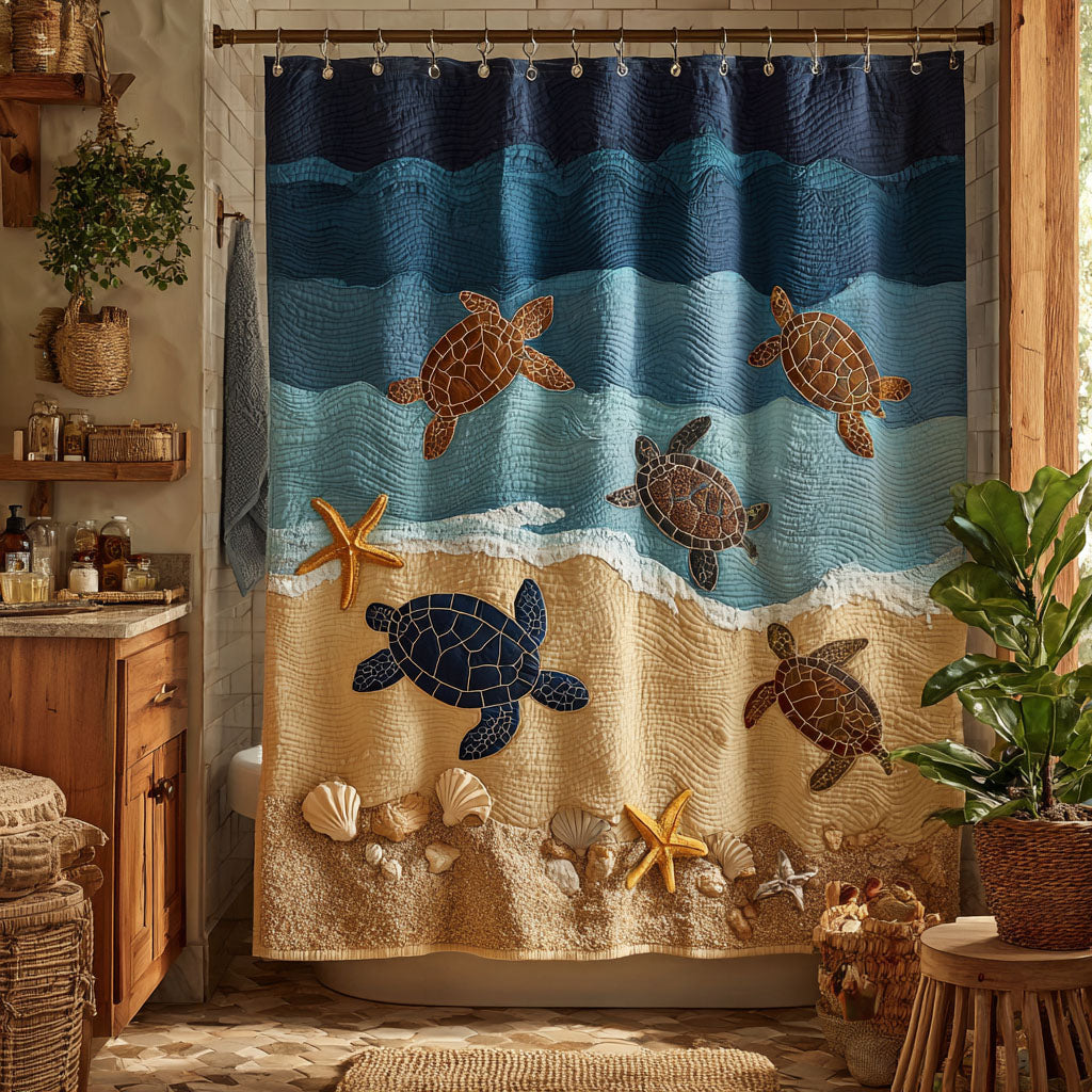 Coastal Drift Shower Curtain NCU0DDK2480