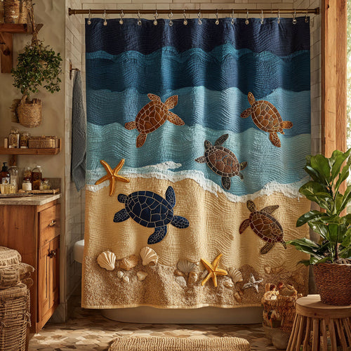 Coastal Drift Shower Curtain NCU0DDK2480