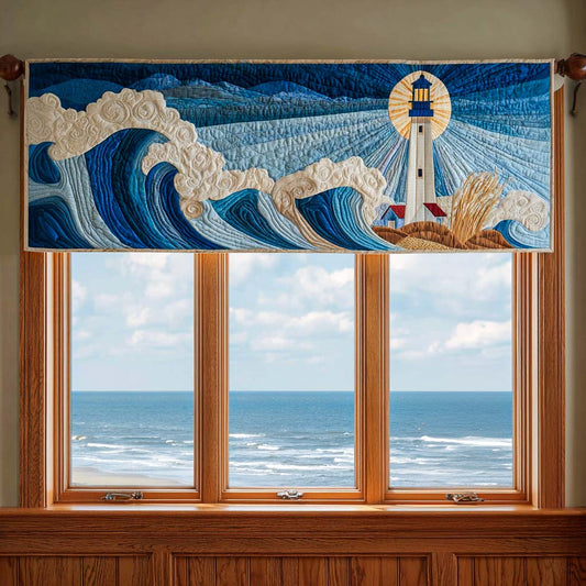 Coastal Light Quilted Valance NCU0NNT1585