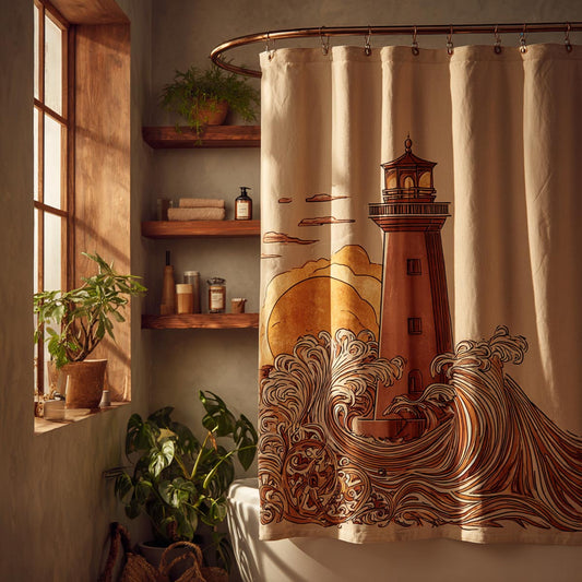 Coastal Light Shower Curtain NCU0DV1945