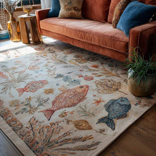Coastal Sketch Area Rug NCU0NXD1663