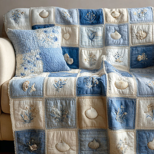 Coastal Story Quilted Blanket NCU0NTD1518