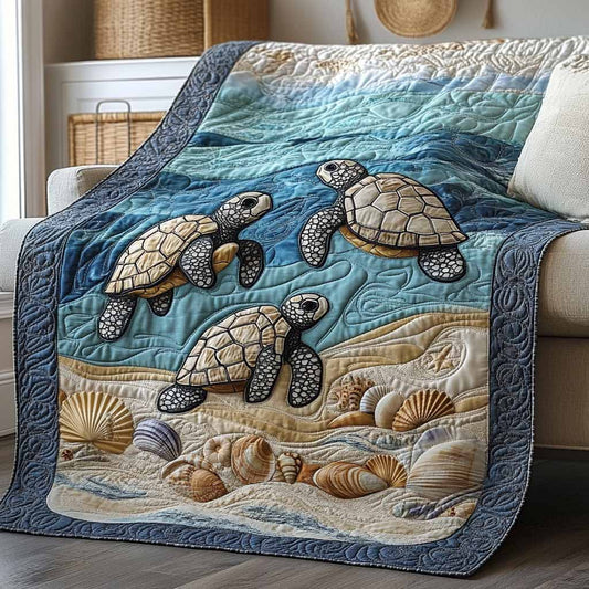 Coastal Trio Quilted Blanket NCU0NXD1772