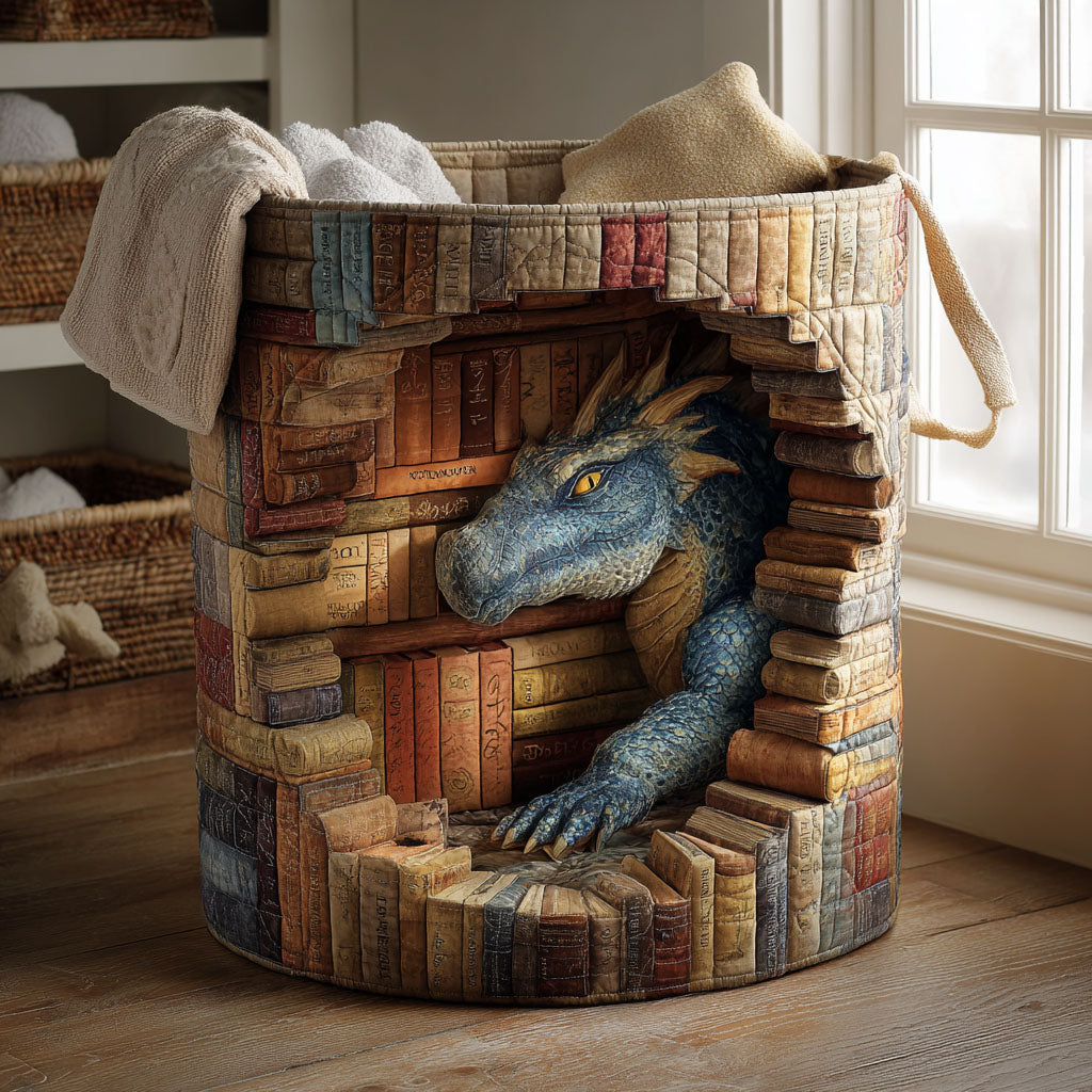 Cobalt Keeper Quilted Laundry Basket NCU0NTV793