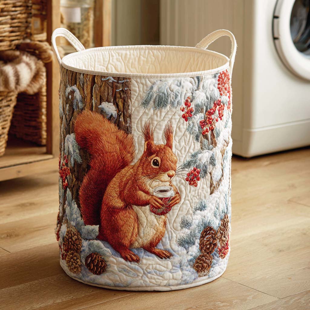 Cold Summit Quilted Laundry Basket NCU0NTD140