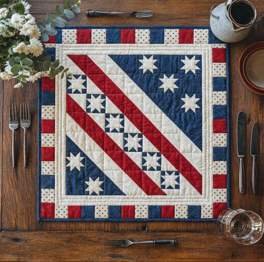 Colonial Banner Quilted Table Topper NCU0DQQ0653