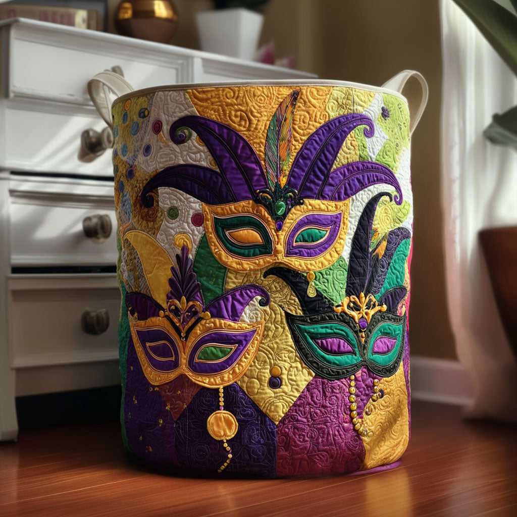 Color Carnival Quilted Laundry Basket NCU0PTT2496