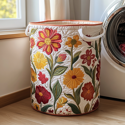 Color Whirl Quilted Laundry Basket NCU0DDK698