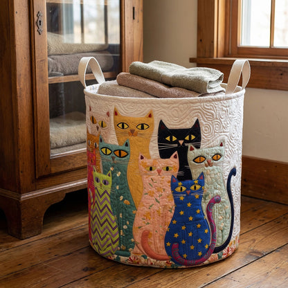 Heirloom of Honor Quilted Laundry Basket NCU0PTT3115