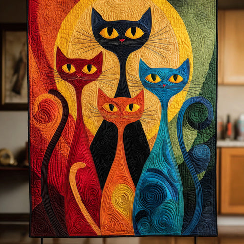 Colorful Clan Quilted Blanket NCU0PVL738