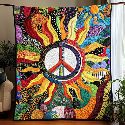 Colorful Harmony Quilted Blanket NCU0PTT262