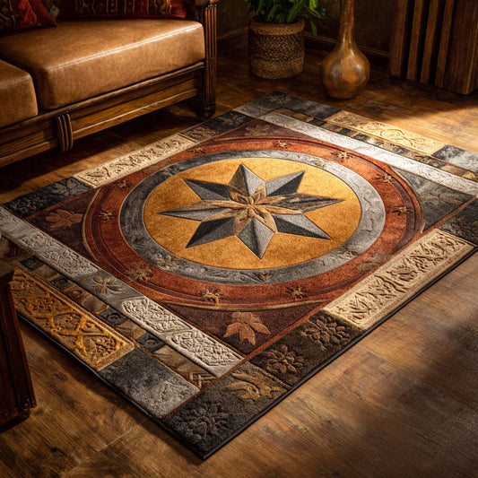 Compass Star Area Rug NCU0NXD1283