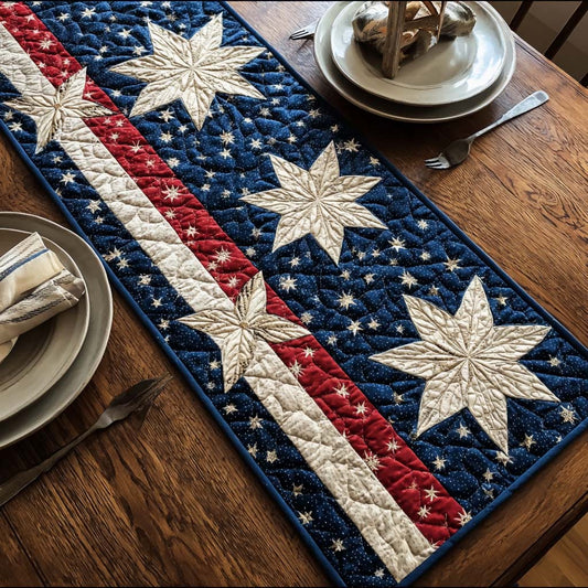 Constellation Stripe Quilted Table Runner NCU0DQQ0525