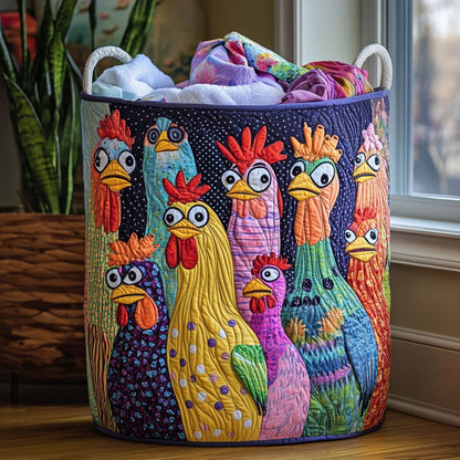 Coop Couture Quilted Laundry Basket NCU0PTT779