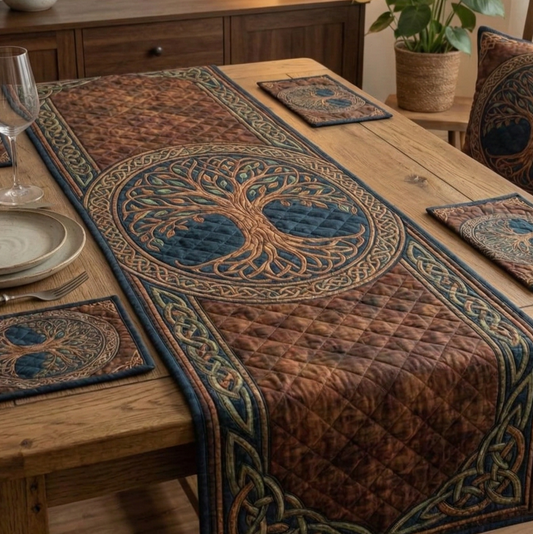 Cooper Roots Quilted Table Runner NCU0NXD1569