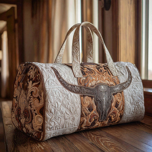 Copper Saddle Quilted Duffle Bag NCU0PTT2925