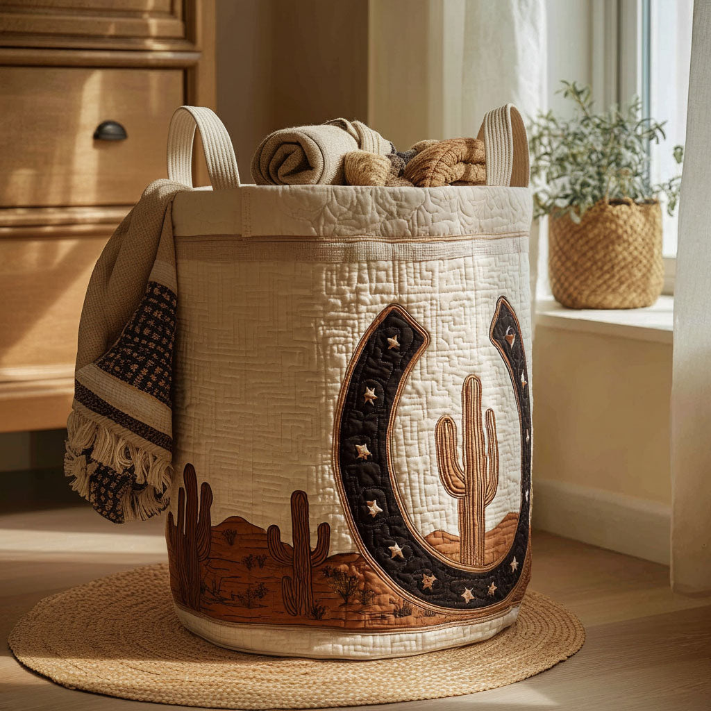 Copper Sky Gallop Quilted Laundry Basket NCU0PTT2731