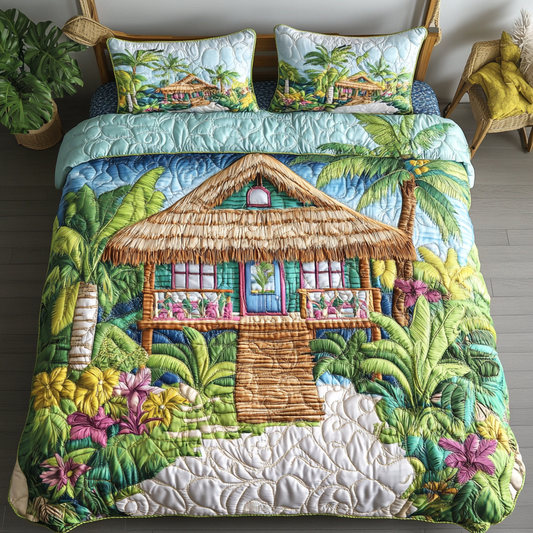 Coral Coast 3-Piece Quilted Bedding Set NCU0NVH698