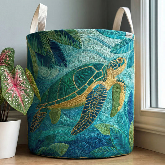 Coral Coast Charm Quilted Laundry Basket NCU0NNT2969