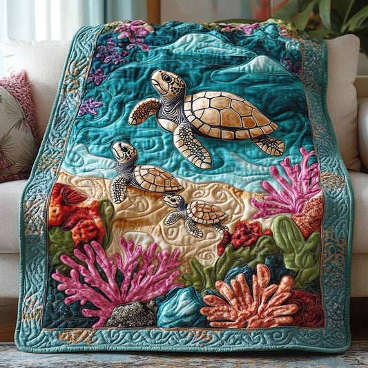 Coral Dream Quilted Blanket NCU0NXD1770