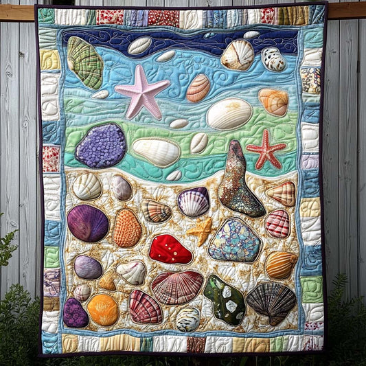 Coral Treasures Quilted Blanket NCU0NT714